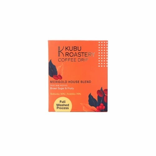 MERIGOLD SERIES COFFEE DRIP BLEND ARABIKA ROBUSTA 15 GRAM